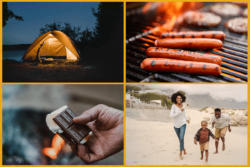 staycation camping ideas
