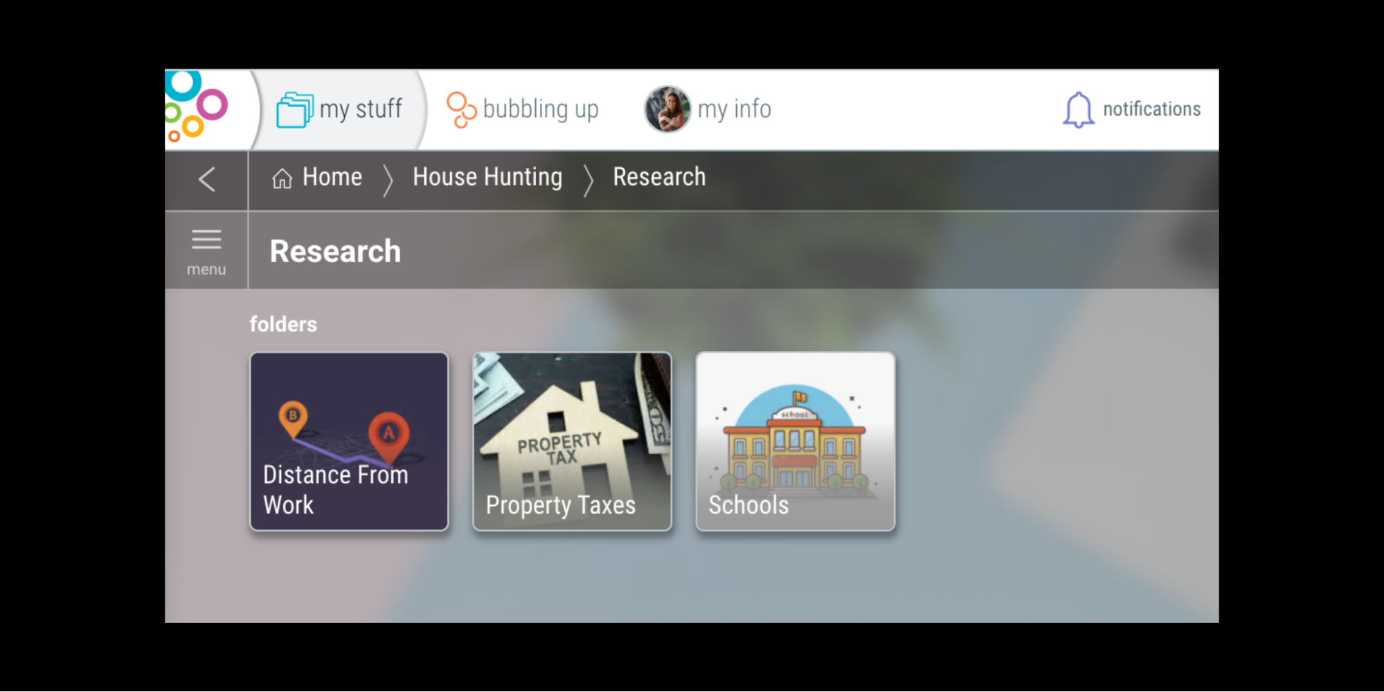 house hunting app