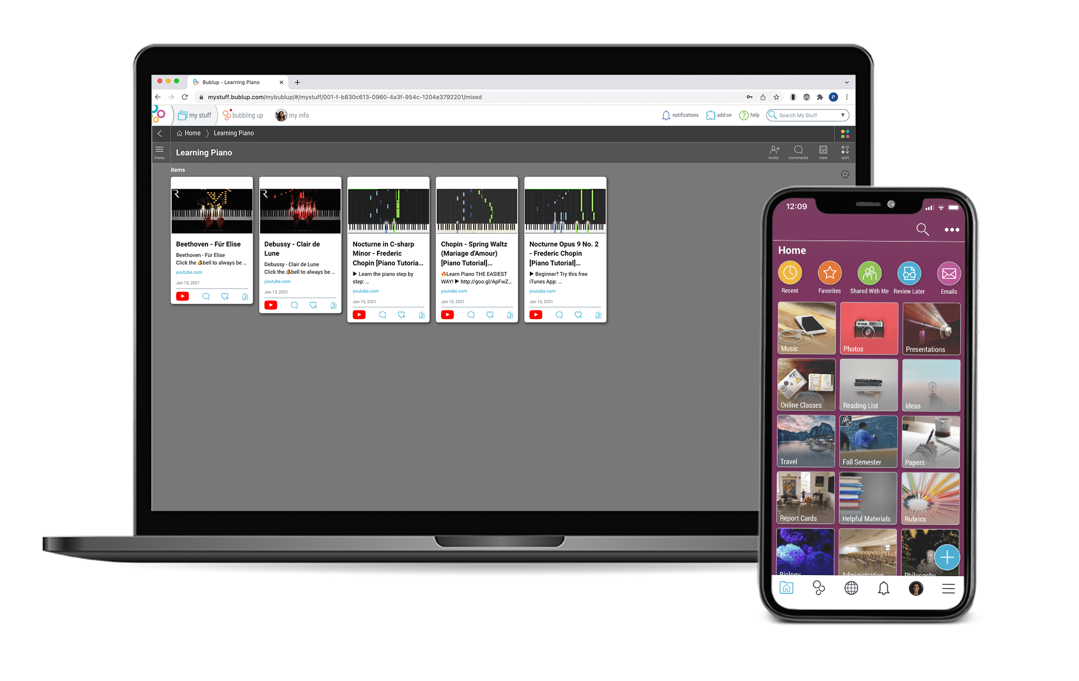 information organization with bublup app information organization with bublup app