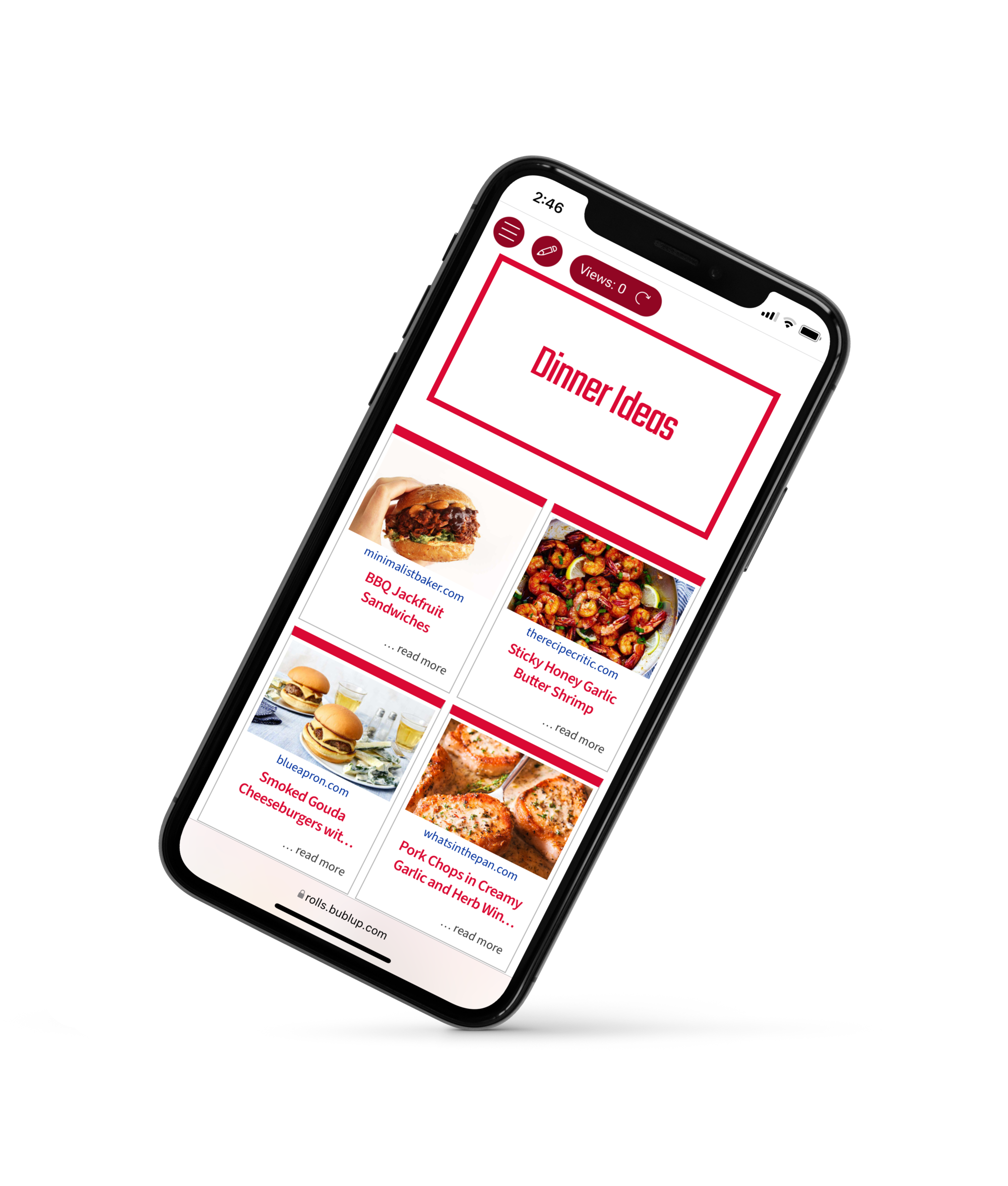 digital recipe book app