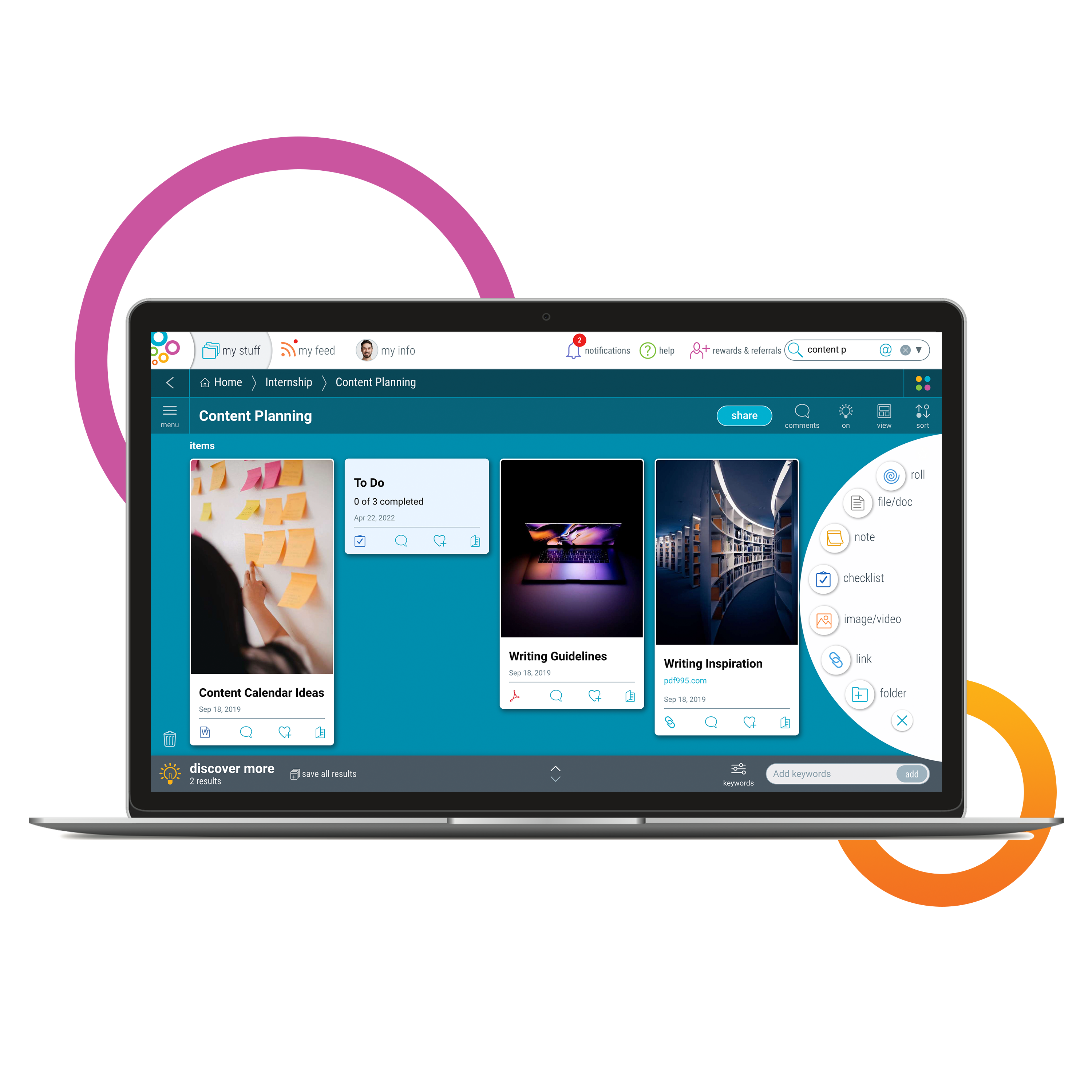 Creative Agencies7 Bublup Writing Project Planning app