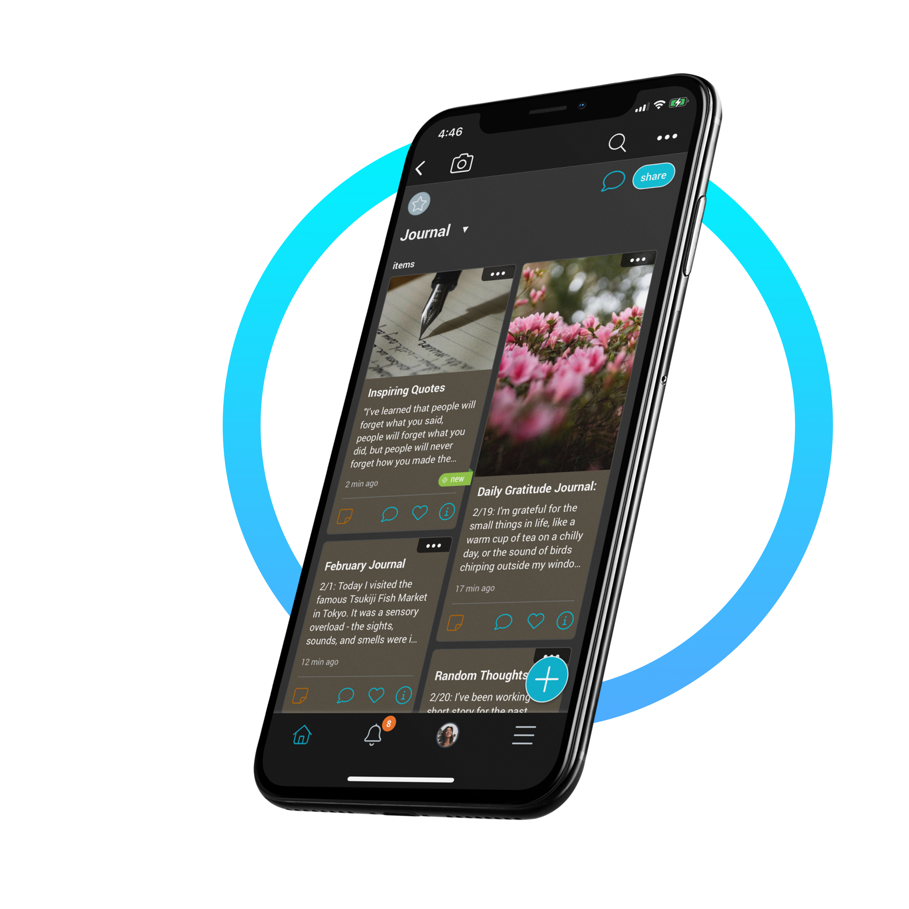 personal organization app bublup