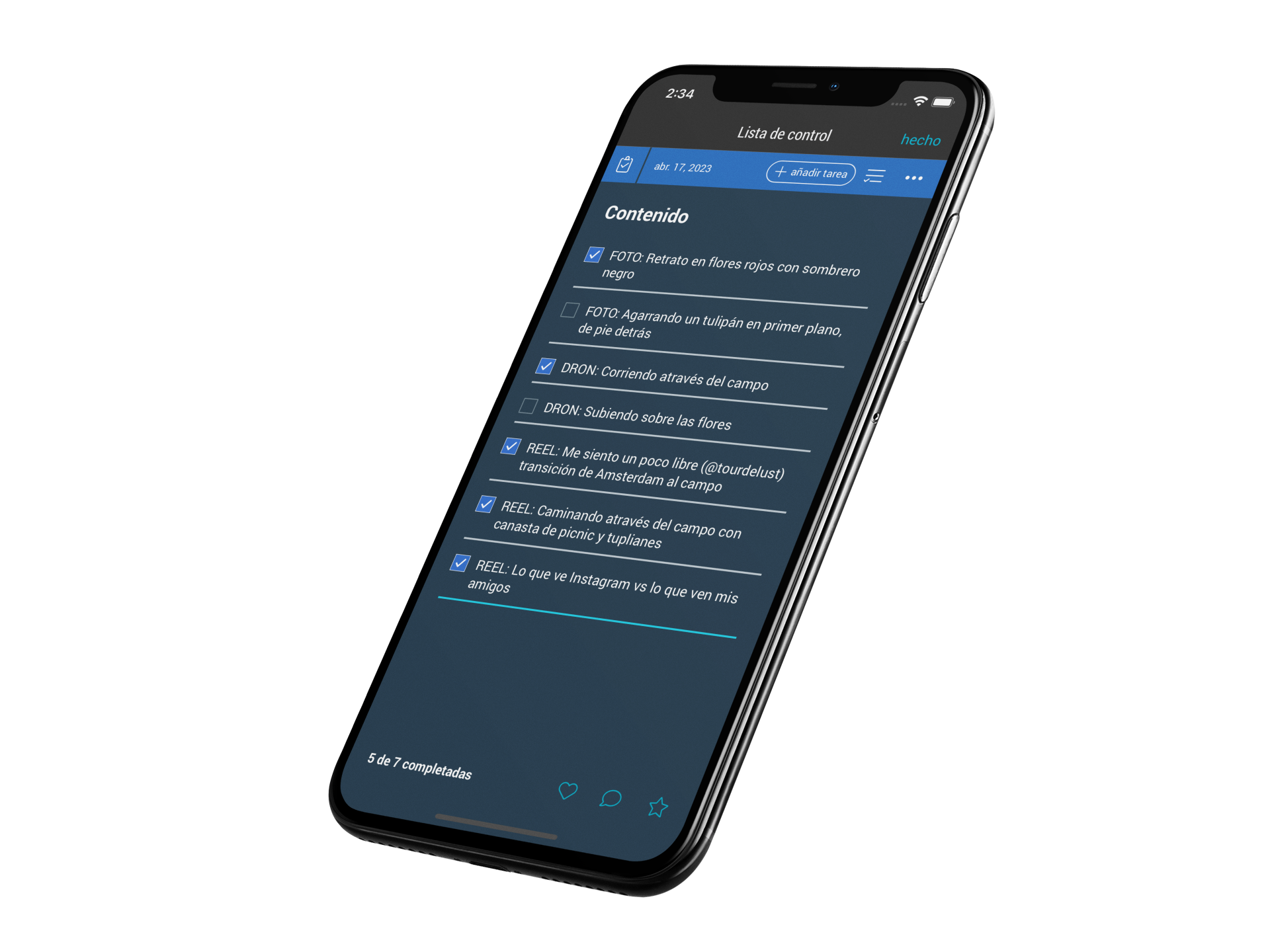 angled-floating-iphone-x-mockup-against-a-transparent-backdrop-a13833 easy checklist app