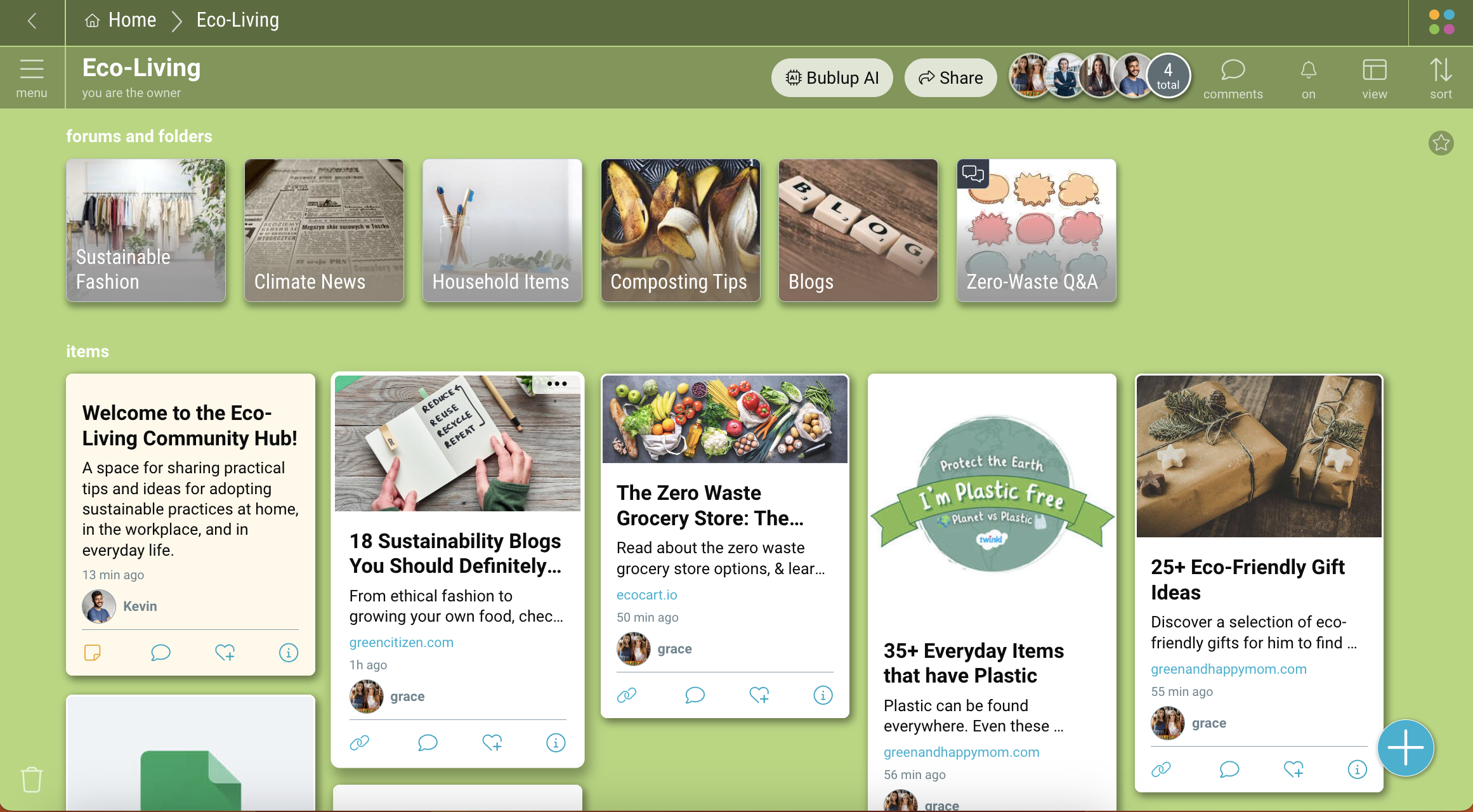 Best App for Eco-Friendly Living - Bublup